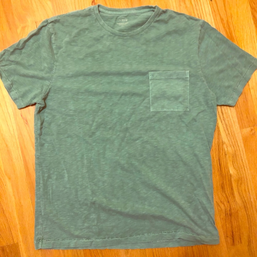 J crew men’s garment died crew t shirt